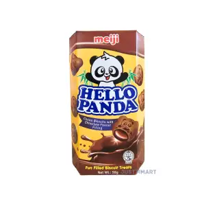 Hello Panda Choco Biscuits with Chocolate Flavour Filling, 50g