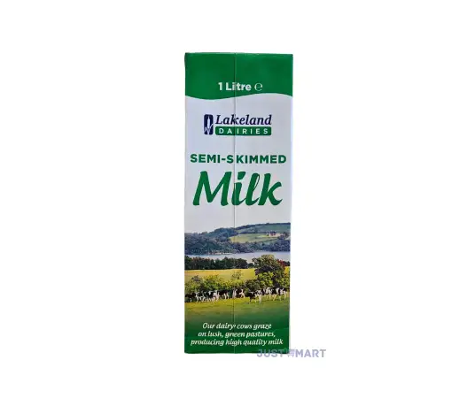 Click Here To Enlarge This Photo Of Lakeland Dairies Long Life Semi Skimmed Milk, 1L