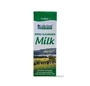 Lakeland Dairies Long Life Semi Skimmed Milk, 1L