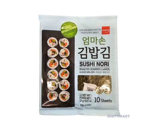 Click Here To Enlarge This Photo Of Wang Roasted Seaweed For Sushi (10 Sheets), 23g