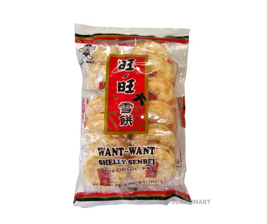Click Here To Enlarge This Photo Of Want Want Shelly Senbei Rice Crackers, 150g