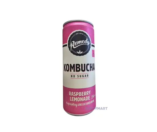 Click Here To Enlarge This Photo Of Remedy Kombucha Raspberry Lemonade, 250ml