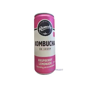 Remedy Kombucha Raspberry Lemonade, 250ml