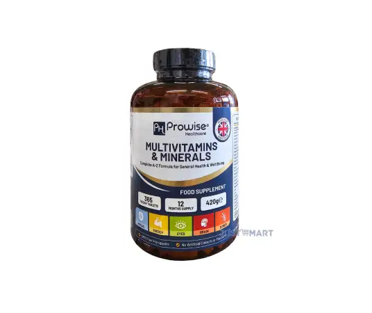 Click Here To Enlarge This Photo Of Prowise Healthcare Multivitamins & Minerals (365 Vegan Tablets), 420g