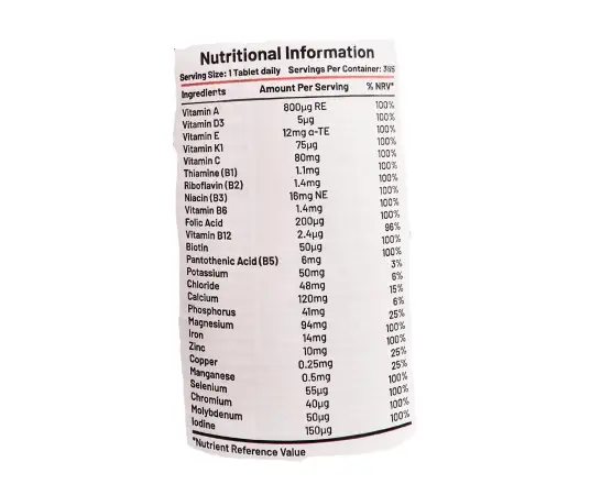 Click Here To Enlarge This Photo Of Prowise Healthcare Multivitamins & Minerals (365 Vegan Tablets), 420g