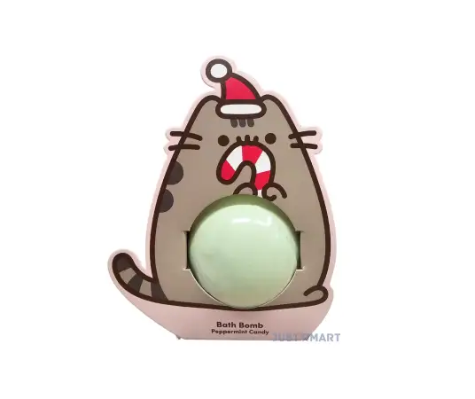 Click Here To Enlarge This Photo Of Christmas Pusheen the Cat Bath Bomb in a  Shaped Gift Box - Peppermint Candy