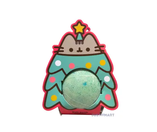 Click Here To Enlarge This Photo Of Christmas Pusheen the Cat Bath Bomb in a  Shaped Gift Box - Clementine