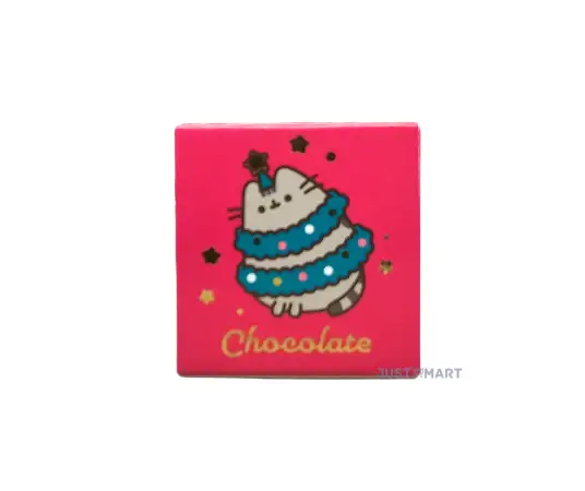 Click Here To Enlarge This Photo Of Pusheen the Cat Christmas 2023 Lip Balm in a Tin - Chocolate