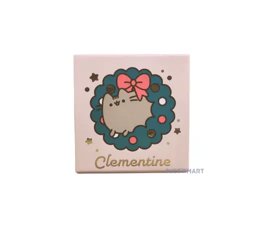 Click Here To Enlarge This Photo Of Pusheen the Cat Christmas 2023 Lip Balm in a Tin - Cementine
