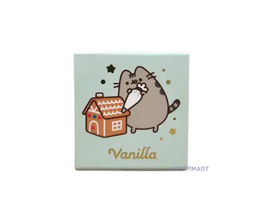 Click Here To Enlarge This Photo Of Pusheen the Cat Christmas 2023 Lip Balm in a Tin - Vanilla