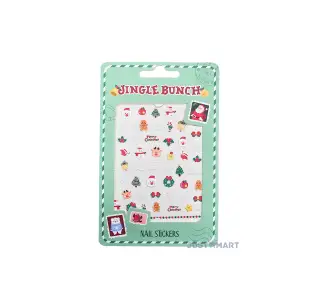Jingle Bunch Christmas Self Adhesive Nail Stickers
