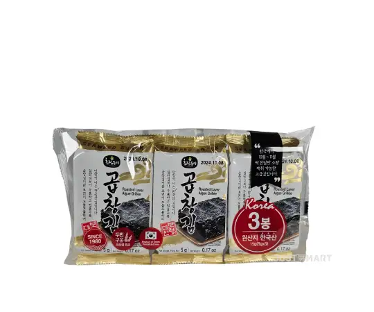 Click Here To Enlarge This Photo Of CRD Premium Roasted & Seasoned Laver, 15g (3 x 5g)