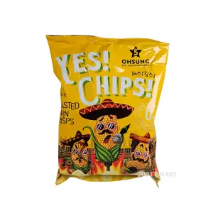 YES Chips-Roasted Corn, 145g