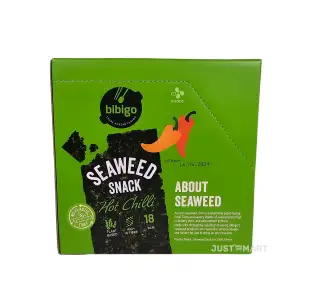 CJ Bibigo Seaweed Snack (Hot Chilli), 24g (6 x 4g)