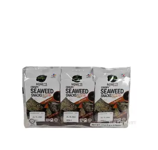 CJ Bibigo Crispy seaweed In Tray (Bulgogi Flavour), 15g (3 x 5g)