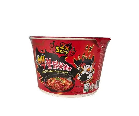 Click Here To Enlarge This Photo Of Samyang 2xSpicy Hot Chicken Big Bowl Ramen Noodles - HALAL, 105g