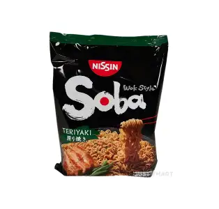 Nissin Soba Fried Instant Noodles (Teriyaki Flavour), 110g
