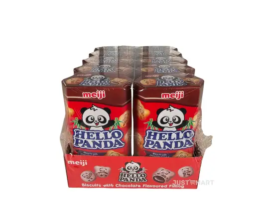 Click Here To Enlarge This Photo Of Hello Panda Chocolate Filled Biscuits, 10 x 50g