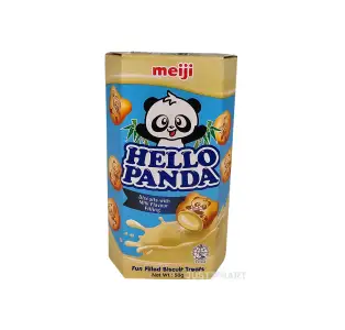 Hello Panda Milk Flavour Filling Biscuits, 50g
