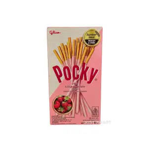 Glico Pocky Sticks Strawberry Flavour, 45g
