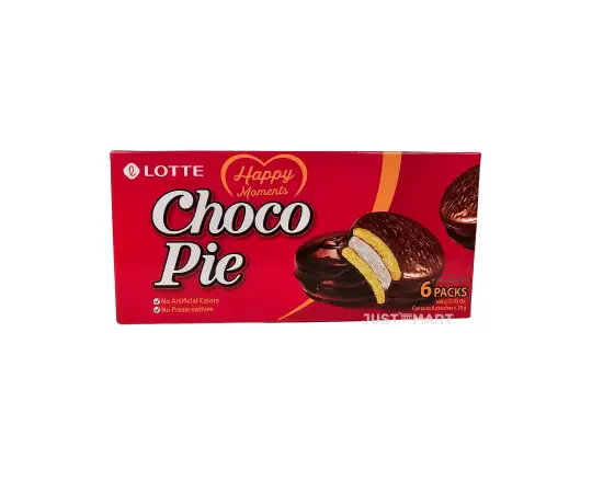 Click Here To Enlarge This Photo Of Lotte Choco Pie - 6 Pack, 168g