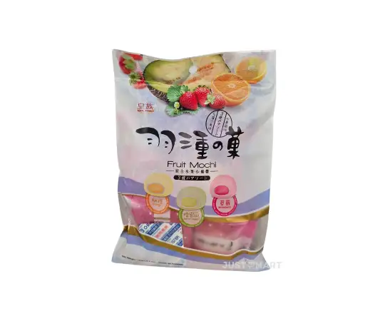 Click Here To Enlarge This Photo Of Royal Family Fruit Mochi (Strawberry, Orange & Melon), 120g