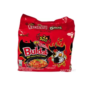 Samyang 2xSpicy Hot Chicken Flavour Ramen - HALAL, 700g (5 x 140g)