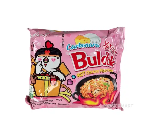 Click Here To Enlarge This Photo Of Samyang Carbo Hot Chicken Flavour Ramen - HALAL, 130g