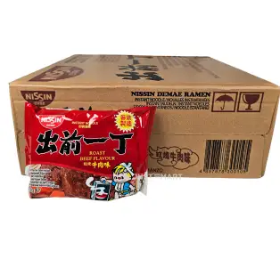 Nissin Roast Beef Flavour Instant Noodles, 30 x 100g