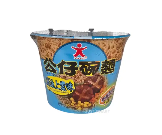 Click Here To Enlarge This Photo Of Doll Bowl Noodle Vegetarian Flavour with Sesame Oil, 107g