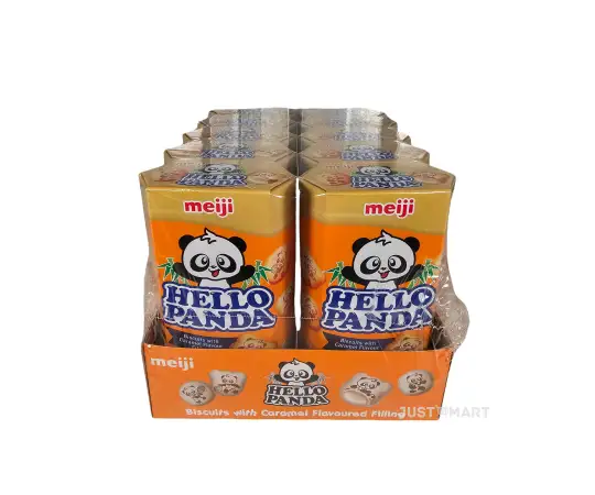 Click Here To Enlarge This Photo Of Hello Panda Caramel Filled Biscuits, 10 x 50g