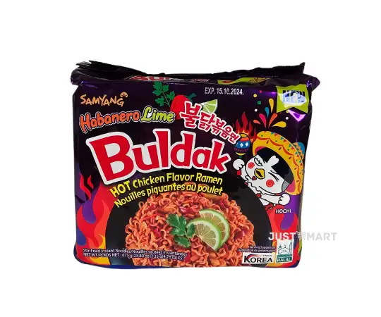 Click Here To Enlarge This Photo Of Samyang Habanero Lime Hot Chicken Flavour Ramen - HALAL, 650g (5 x 130g)