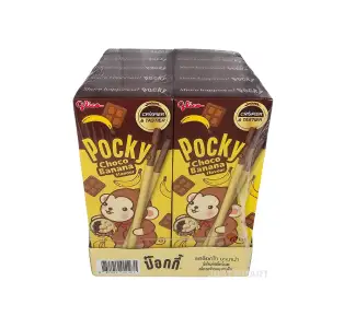 Glico Pocky Sticks Choco Banana Flavour, 10 x 25g