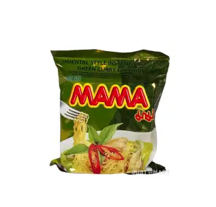 MAMA Green Curry Flavour Noodles, 55g