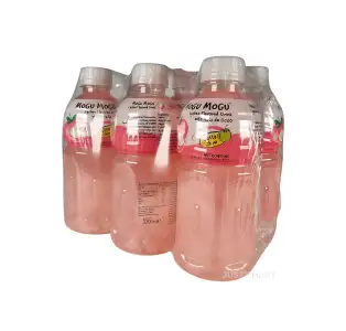 Mogu Mogu Nata De Coco Drink Lychee Flavour, 6 x 320ml