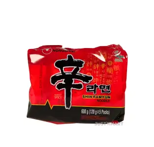Nongshim Shin Ramyun - HALAL, 5 x 120g