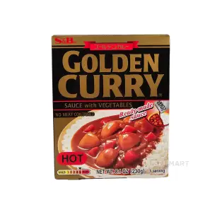 S&B Instant Golden Curry Sauce - Hot, 230g