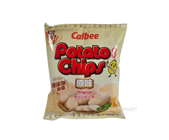 Click Here To Enlarge This Photo Of Calbee Potato Crisps - Original Flavour, 55g