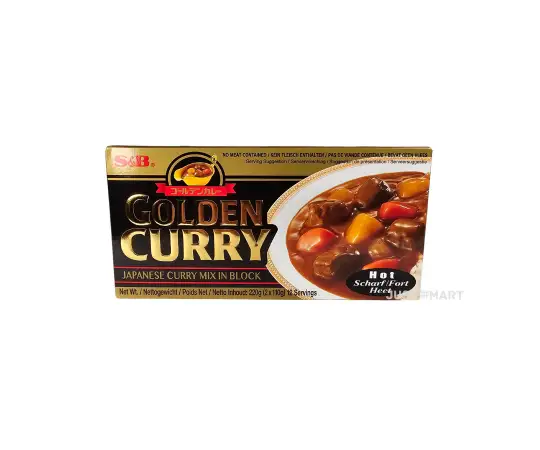 Click Here To Enlarge This Photo Of S&B Golden Curry Hot, 220g