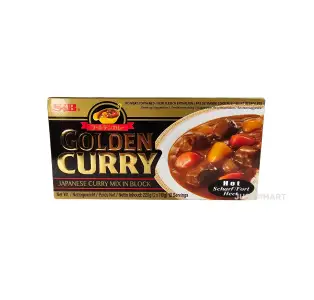 S&B Golden Curry Hot, 220g
