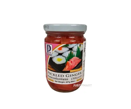 Click Here To Enlarge This Photo Of Penta Pickled Ginger Slice (Pink), 227g