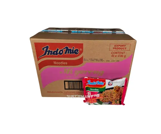 Click Here To Enlarge This Photo Of Indomie Instant Noodles Mi Goreng Hot & Spicy, 40 x 80g