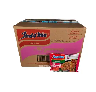 Indomie Instant Noodles Mi Goreng Hot & Spicy, 40 x 80g