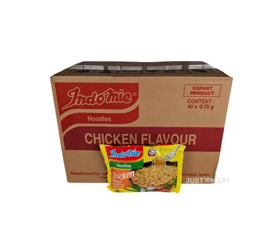 Click Here To Enlarge This Photo Of Indomie Instant Noodles Chicken Flavour, 40 x 70g