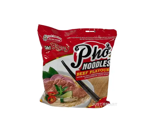 Click Here To Enlarge This Photo Of Acecook Oh! Ricey Rice Pho Noodles Beef Flavour, 70g
