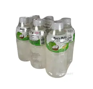 Mogu Mogu Nata De Coco Drink Coconut Flavour, 6 x 320ml