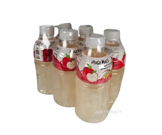 Click Here To Enlarge This Photo Of Mogu Mogu Nata De Coco Drink Apple Flavour, 6 x 320ml
