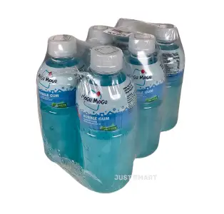 Mogu Mogu Nata De Coco Drink Bubble Gum Flavour, 6 x 320ml