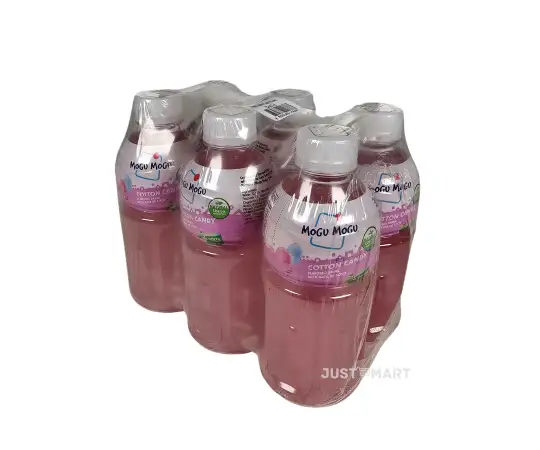 Click Here To Enlarge This Photo Of Mogu Mogu Nata De Coco Drink Cotton Candy Flavour, 6 x 320ml