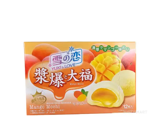 Click Here To Enlarge This Photo Of Yuki & Love Mango Flavoured Mochi, 180g